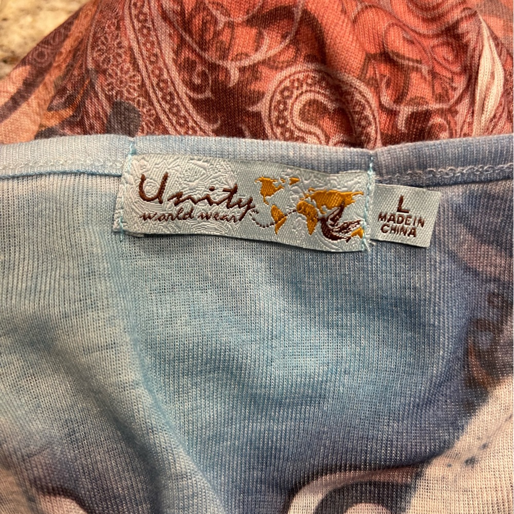 Unity Top Ruffle Sleeve Sublimation Print Jersey … - image 7